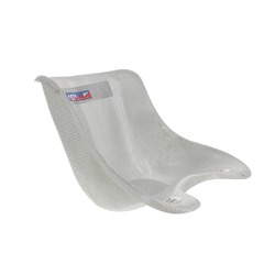 Siège polyester Imaf Racing Silver "Logo IMAF" - 29 cm - DEM - Fulmine 1°