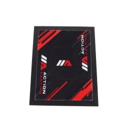 Tapis d'établi - +/- 32 x 40 cm - "racing" - semelle PVC noire avec bordure - ACTION KARTING