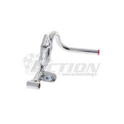 Pédale chromée - IPKarting - Dark (h.190mm) (Frein)