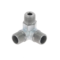 Raccord durite aviation M10x100 tripode