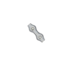 Serre câble frein plat double boulon