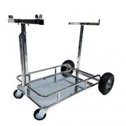 Chariot porte kart chromé - HQ standard