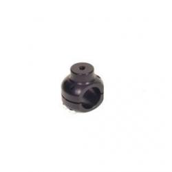 Coquille percée pour fixation de support de pot, perçage 8mm