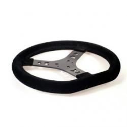 Volant F1 alcantara noir