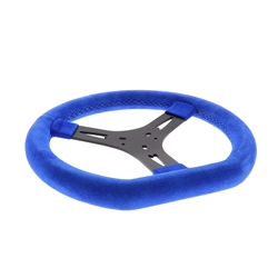 Volant F1 alcantara bleu