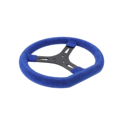 Volant F1 alcantara bleu