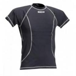 T-Shirt Sparco Basic noir manches courtes