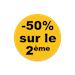 -50% sur le 2ème article